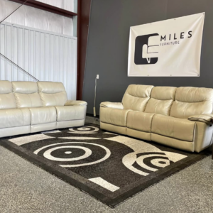 Messina Leather Power Reclining Sofa Set - Free Delivery