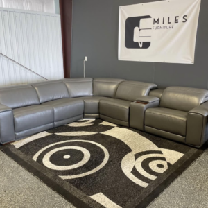 Karson Leather Power Reclining Sectional - Free Delivery 🚚